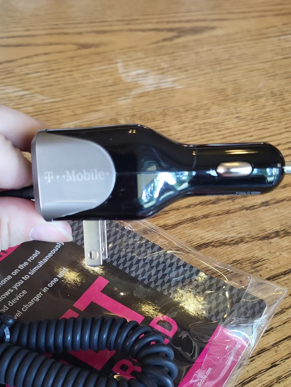 NWOT T-Mobile Car And Travel Charger